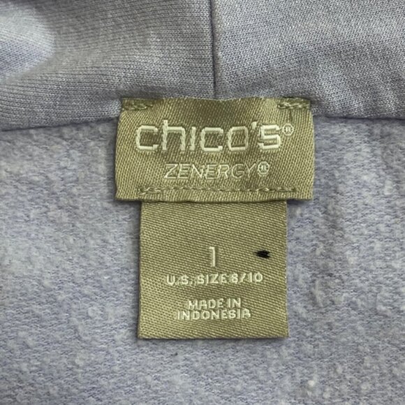 CHICO'S ZENERGY Cozy Brushed Fleece Tunic Top - Size Medium - Picture 5 of 7